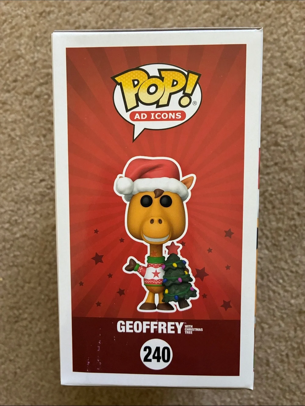 2024 Funko Pop! Ad Icons - Toys R Us Geoffrey With Christmas Tree Vinyl Figure - Picture 5 of 9